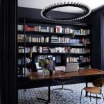 книжный шкаф черный