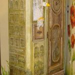 декорировать шкаф росписью