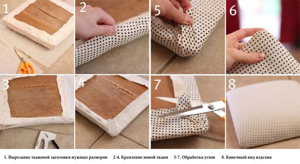Перетяжка стульев своими руками самостоятельно