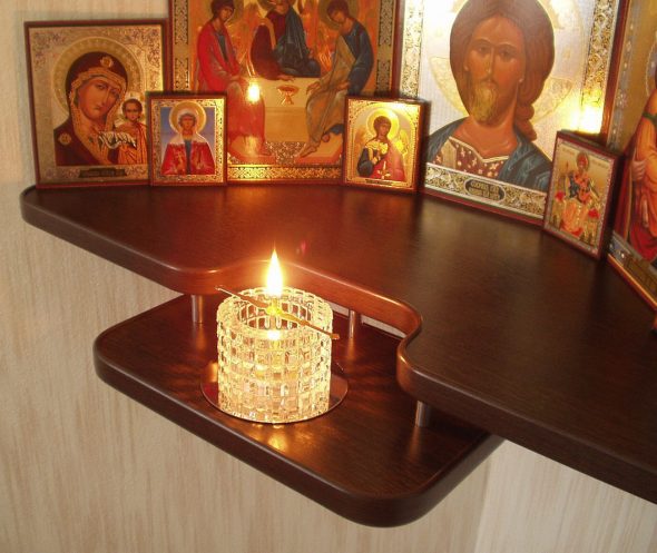 Угловая полка