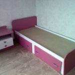 Кровать из ДСП для девочки своими руками