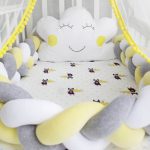 бортики для новорожденного косичка