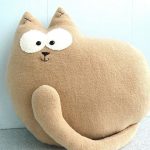 подушка кот идеи декора