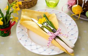 сервировка стола салфетками